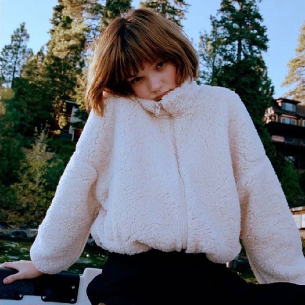 Urban outfitters teddy jacket